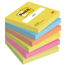 Post-it Notes Haftnotizblock »Energetic Collection« 76 x 76 mm, 6 Stück gelb