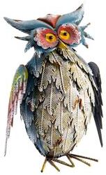 IH Casa Decor Metal Owl Décor