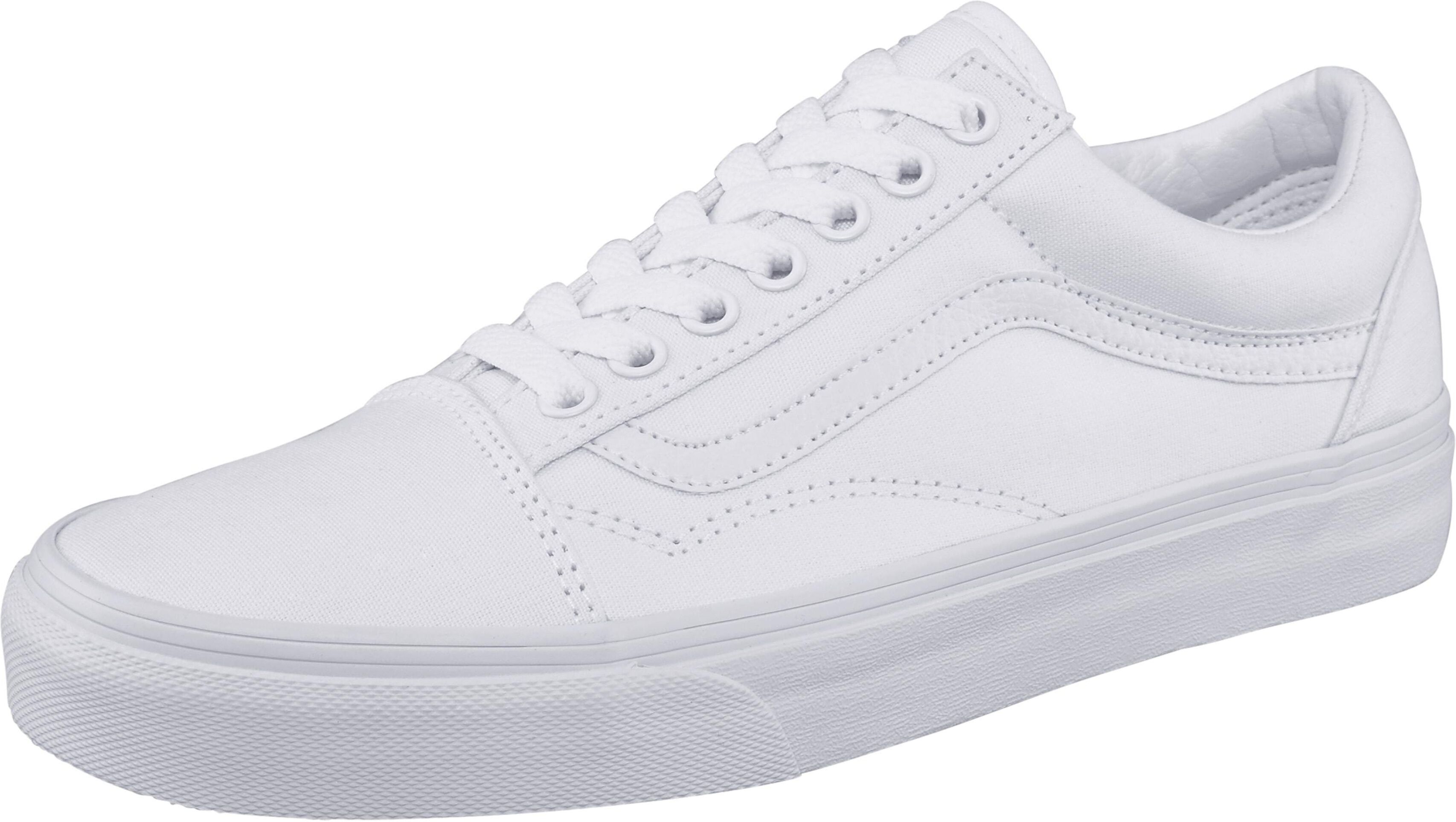 Sneaker VANS "Old Skool", Damen, Gr. 36, weiß (true, weiß), Textil, Schuhe Sneaker, legendärer Schuh mit dem berühmten Seitenstreifen