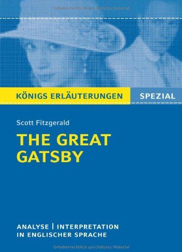 Fitzgerald, F. Scott - The Great Gatsby von F. Scott Fitzgerald. - Preis vom 09.10.2026 07:28:09 h