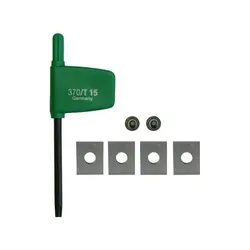 FESTOOL Wendeplatten-Set HW-WP 7,6x12x1,5, 4Stk.