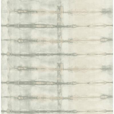 A-Street Prints Modulus Seafoam Geometric Stripe Wallpaper