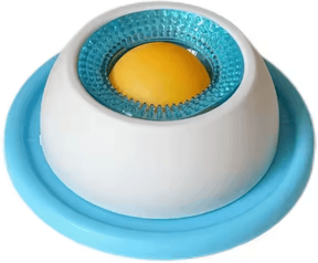 Inspire Picks Interactive Cat Slow Feeder Bowl & Licking Mat Non Slip Puzzle Toy For Healthy Eating blue