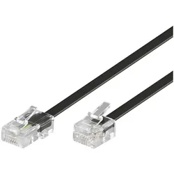 goobay Telefonkabel RJ45 / RJ11 10 m schwarz