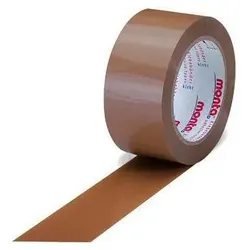 Monta Klebeband  124 Breite stark 50mm Länge 66m 65μ PVC braun leise