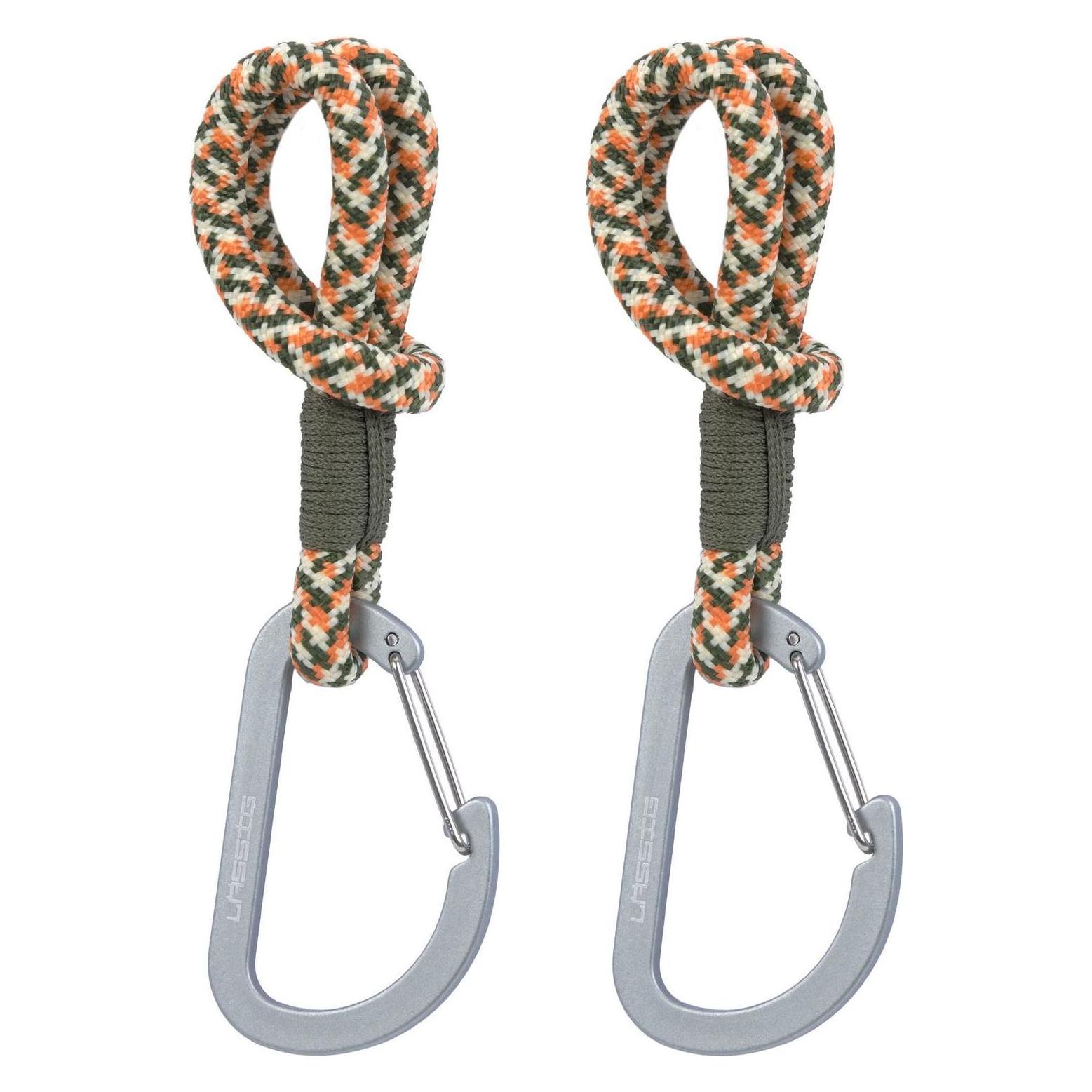 Lassig Befestigungshaken Cord 2er Set Olive/Red/Vanilla (1107009377)
