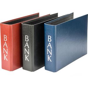 Herlitz Bankordner 988295, DIN lang, 2 Ring, Ring-Ø 30mm, farbig sortiert, 3 Stück