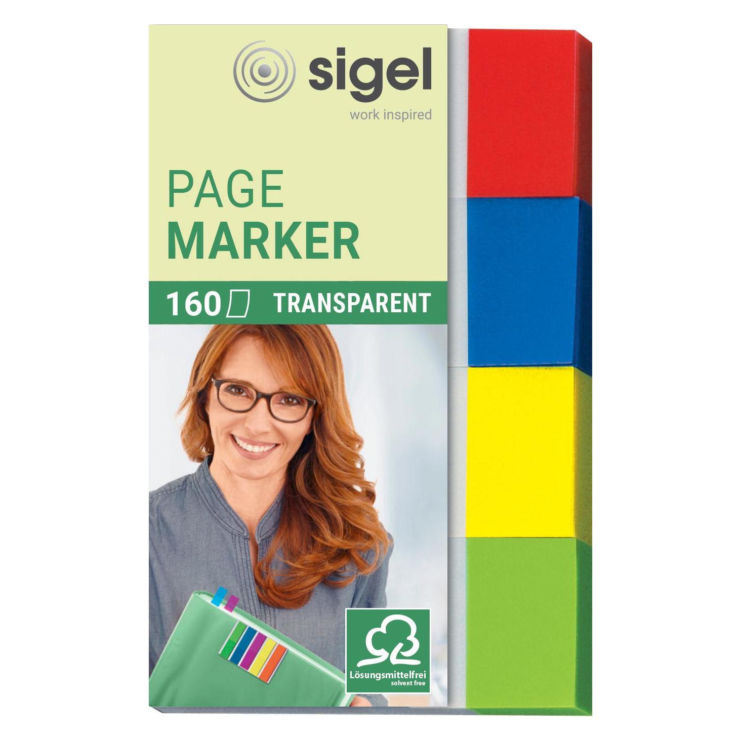 Sigel Haftnotizen Transparent (50 x 20 mm) (HN670)