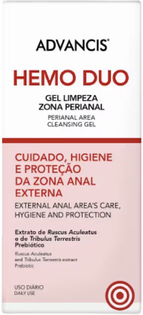 Advancis Hemo Duo Gel Limpeza Zona Perianal 125ml