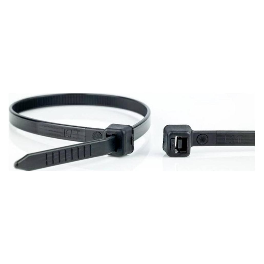 WKK 120196071 120196071 Kabelbinder 300 mm 4.80 mm Schwarz Hitzestabilisiert, UV-stabilisiert, beständi (Kunststoffkabelbinder, 300 mm, 100 Stk.) (120196071)