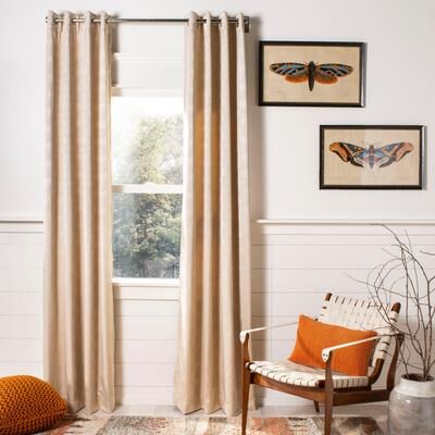 SAFAVIEH Melra Window Polyester Home Accent, Glam Sofa or Bed Accent