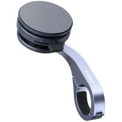 Baseus - Bike Phone Holder PrimeTrip VB1 (C0013D00) - Magnetic, Aluminium Alloy - Black, Smartphone Halterung, Grau, Silber, Schwarz