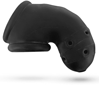 Oxballs Airlock - Air-Lite Vented Chastity - Black Ice