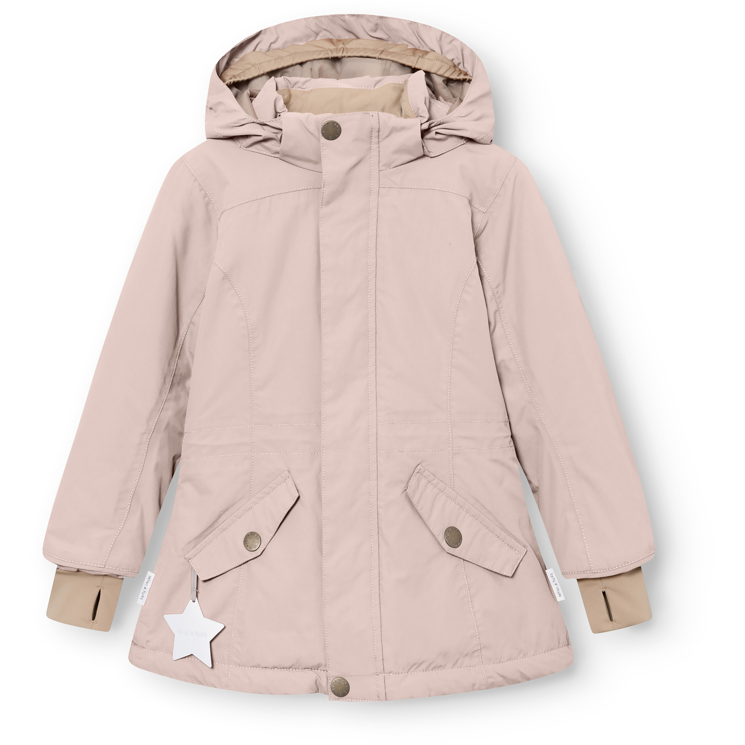 Mini A Ture Matvelaja Winter Kinder Isolationsjacke rosa Größe 128 Lifestyle Wasserdicht Wasserabweisend