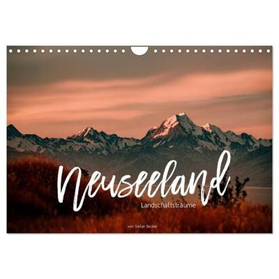 Neuseeland - Landschaftsträume (Wandkalender 2027 DIN A4 quer), CALVENDO Monatskalender