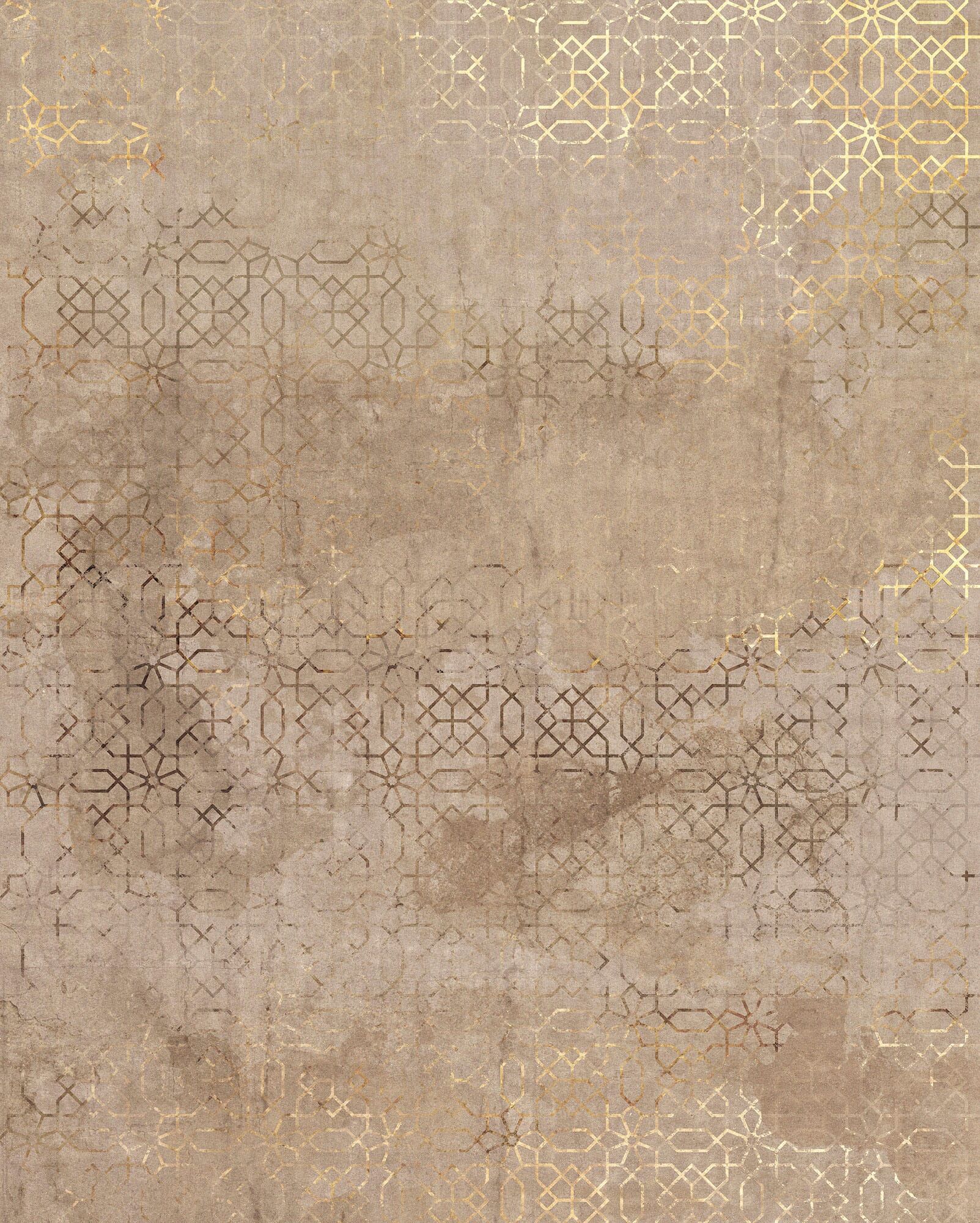 Vliestapete KOMAR "Digitaldruck Vlies - Calm Creativity - Grösse 200 x 250 cm", braun, B:200m L:250m, Vlies, Tapeten, Vliestapete, Wohnzimmer, Schlafzimmer braun B/L: 200m x 250m, Rollen: 1