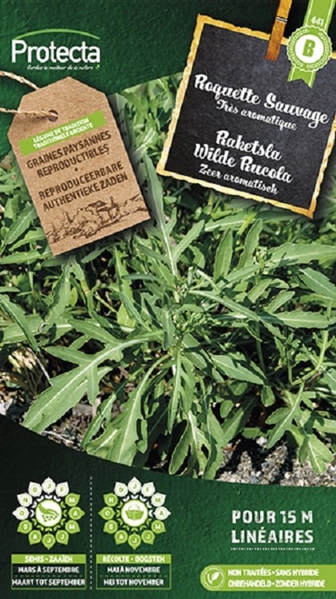 Protecta Groente zaden: Raketsla Wilde Rucola