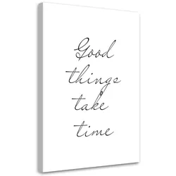 WANDBILD gut ding will weile haben