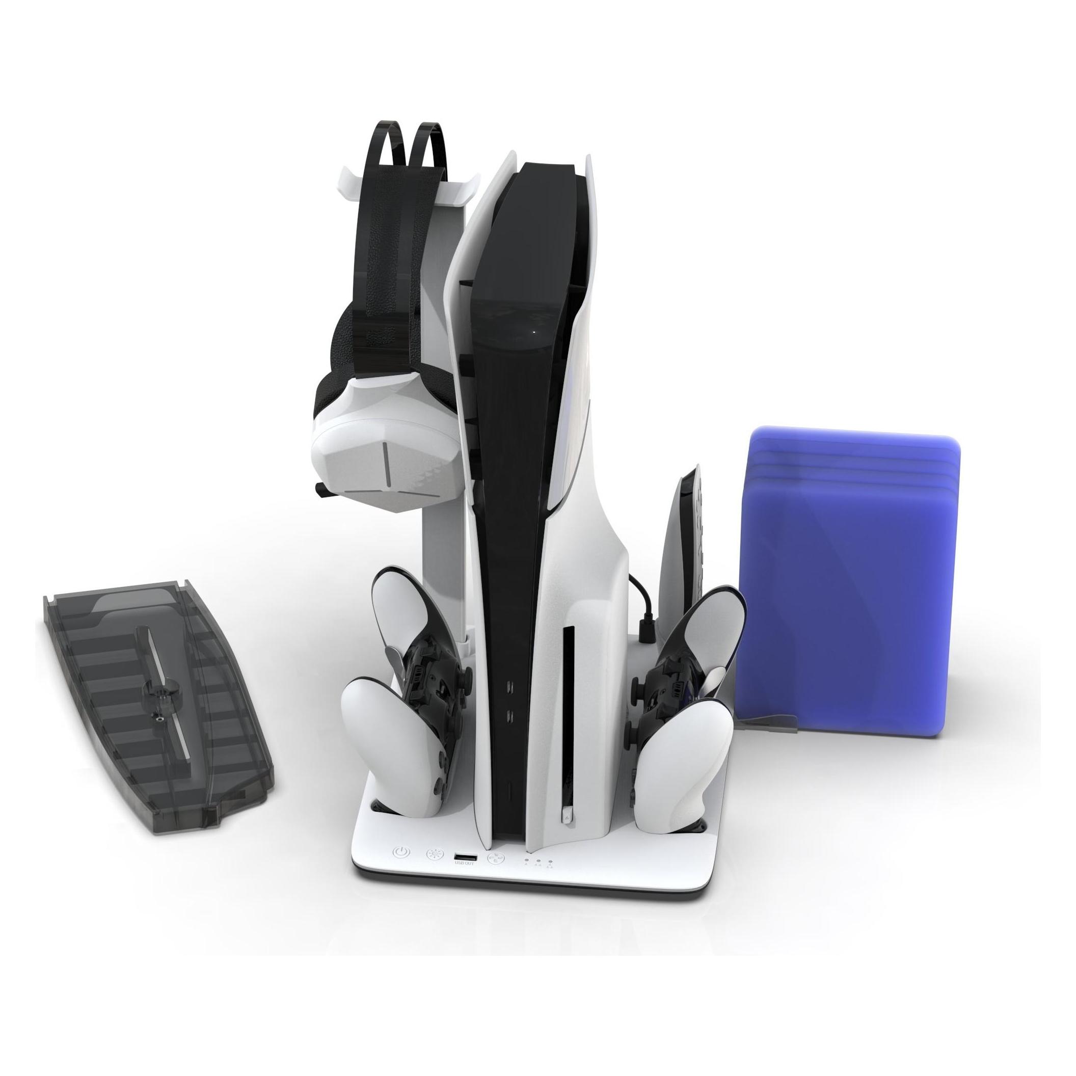 IMP Tech - DLX Multi Function Charge and Cool Stand - Grey (PS5) (PS5DLXALLPROWH)
