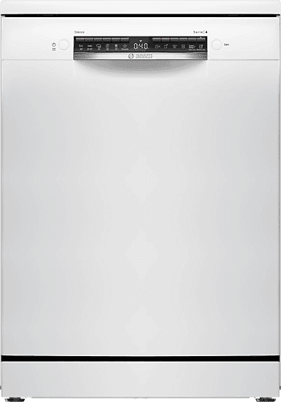 Lavavajillas - Bosch SMS4HVW14E, Serie 4, 14 servicios, 6 programas, 60 cm, Blanco