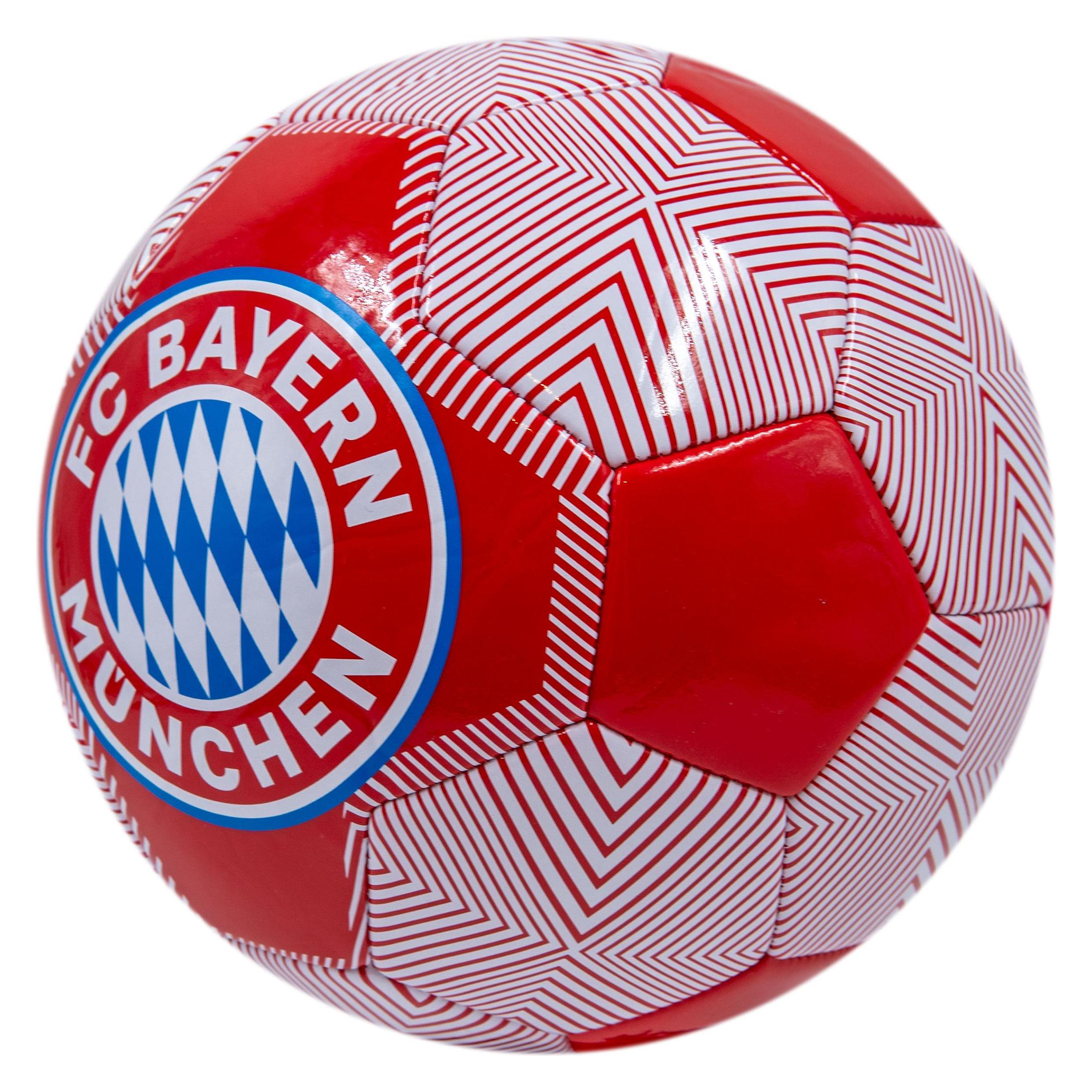 Upominkarnia FC Bayern Munchen Rot/Weisse Dreiecke Grösse 5 (5) (254756)
