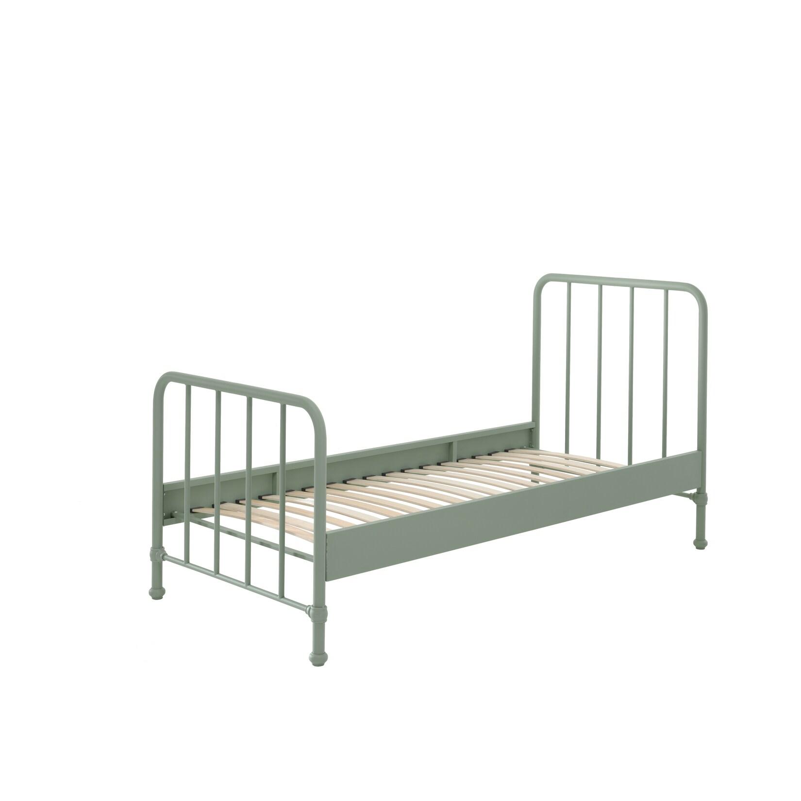 BRONXX Metallbett im coolen Look, Liegefläche 90 x 200 cm versch. Farben