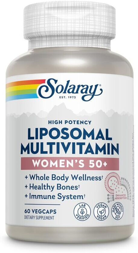 Solaray Liposomal Multivitamin Womens +50 60 Cápsulas