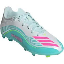 adidas F50 Messi League FG/MG Fußballschuhe Kinder JQ0942 - cloud white/lucid pink/flash aqua 34
