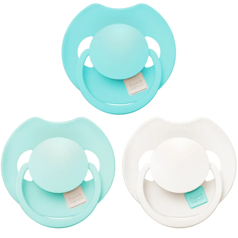 Lovi Prime Dynamic Silicone Soother 3&nbsp;un. Aqua Green 18 Months