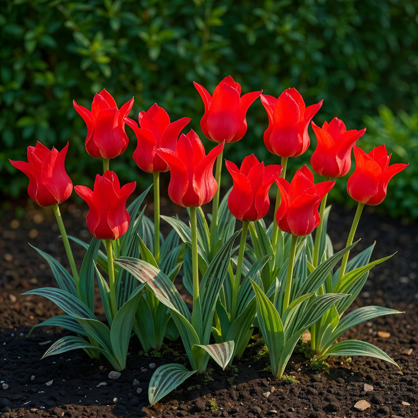 Exotenherz Tulipa Greigii Red bloembollen, 15 stuks