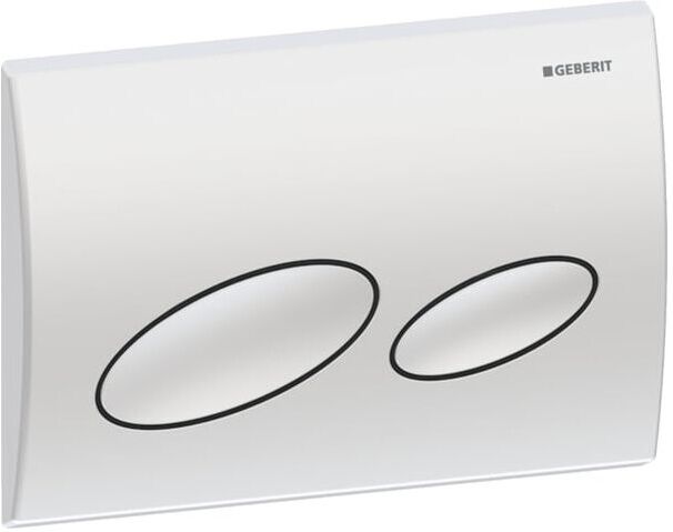 Geberit Kappa 20 Betätigungsplatte 115228461 seidenglanz verchromt, 2-Mengen-Spülung