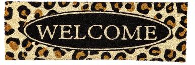 Evergreen 28 in. x 9 in. Animal Print Welcome Kensington Switch Mat