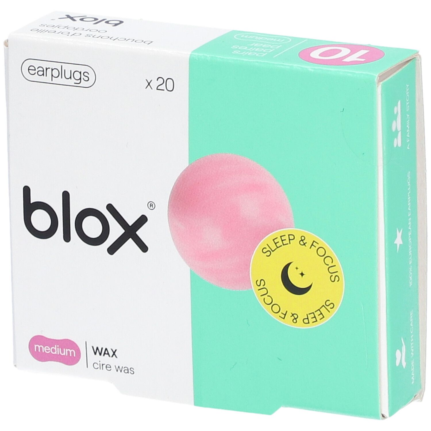 Blox Oordopjes Natural Wax 10 St Sonstige