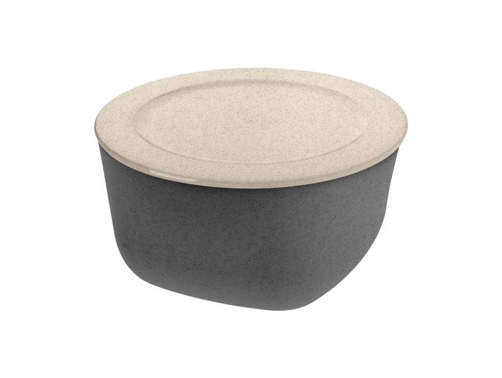 Koziol Saladier avec couvercle Connect thermoplastique biocirculaire 4 L Nature ash grey