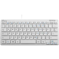 MR OS113 - Tastatur, USB, weiß, flach, kompakt