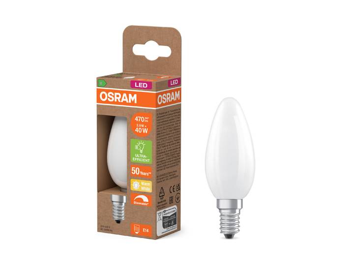 Osram LED-Leuchtmittel Superstar+ Classic B40 GL FR Dim