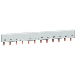 Schneider Electric 10287 Phasenschiene Steg f. C60, UL 1077, 3P, 63A, 12 TE, Schrittweite 18mm