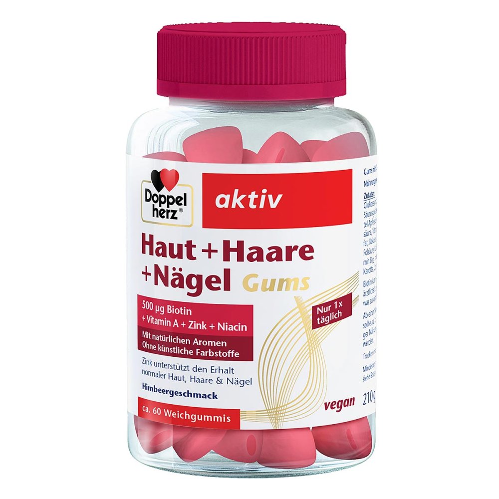 Queisser Pharma GmbH & Co. KG Doppelherz Haut+Haare+Nägel Gums 17580102