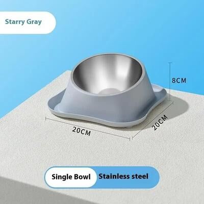 Uplift Picks Stainless Steel Double Pet Bowl With Tilted Neck Support Design 03