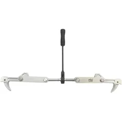 Pitzl, Schraubstock + Zwinge, Balkenzug mit Einschlaghaken (640 mm)