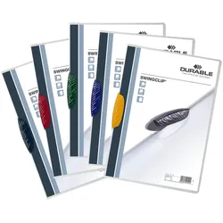 DURABLE Klemmhefter Swingclip DIN A4 transparent