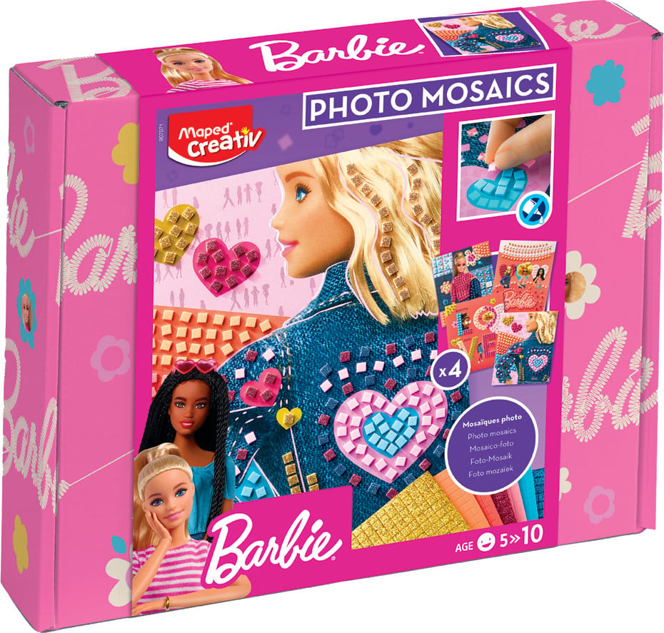 Maped Mosaiksticker-Set Barbie meerfarbig