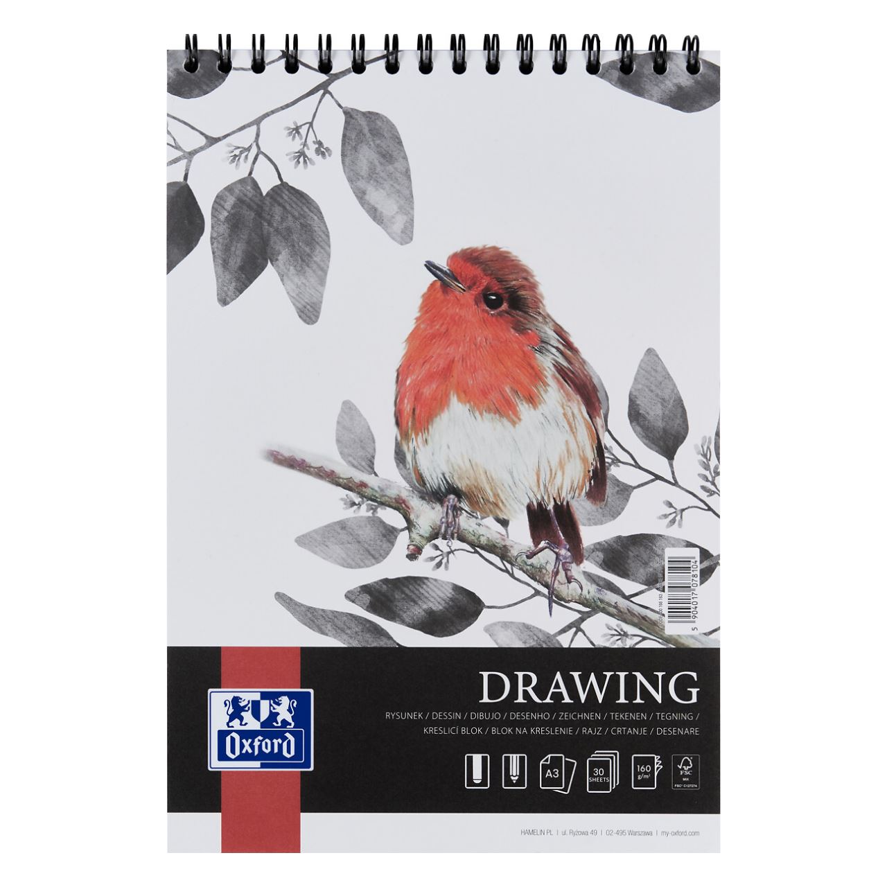 OXFORD Zeichenblock Drawing DIN A3