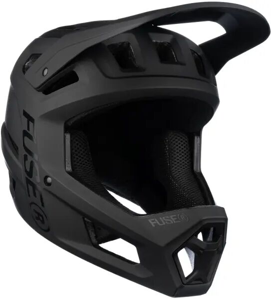 BMX Helm Fuse Omega Fullface (S/M - Matt Black)