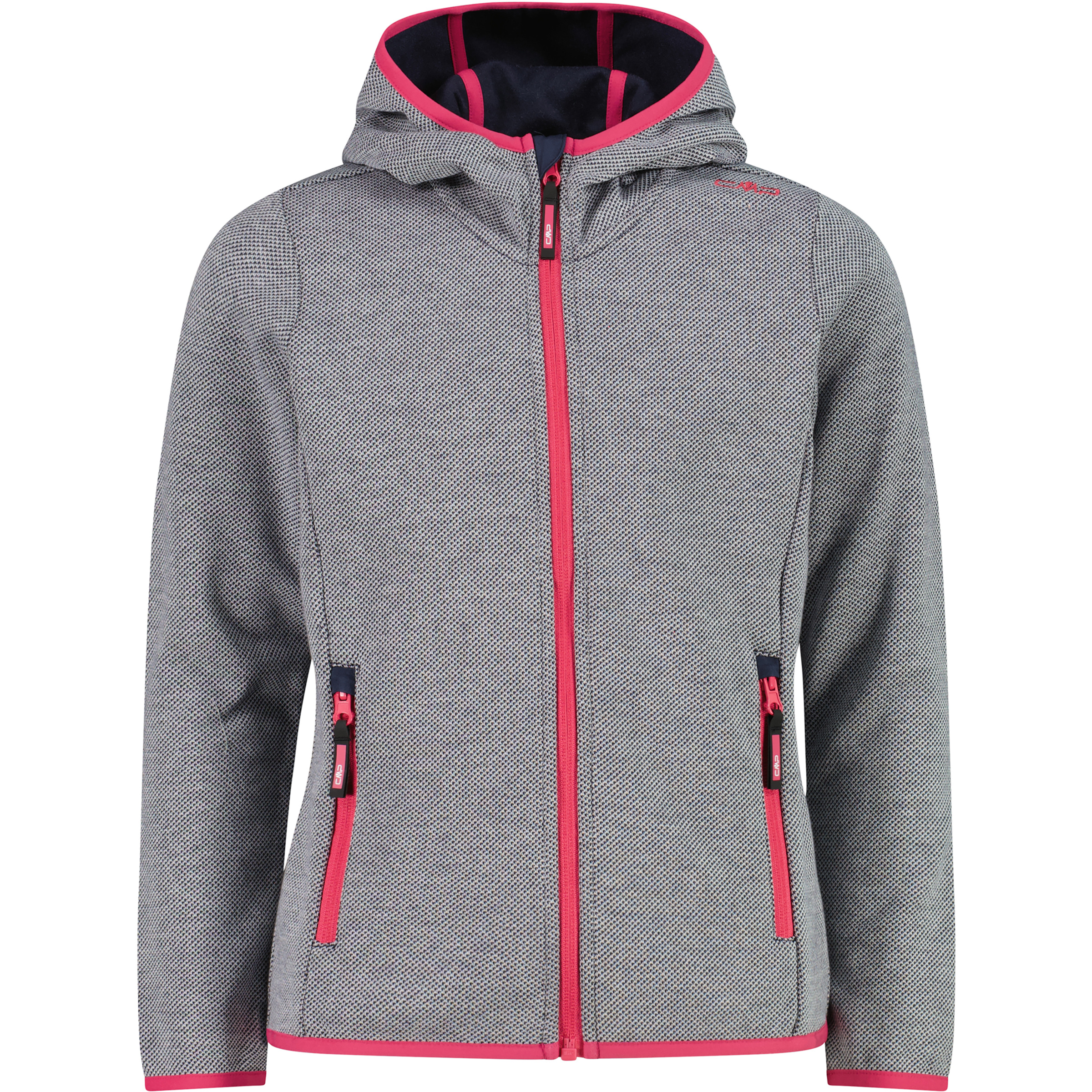 CMP Kinder Fleecejacke grau Größe 110 Trekking Atmungsaktiv