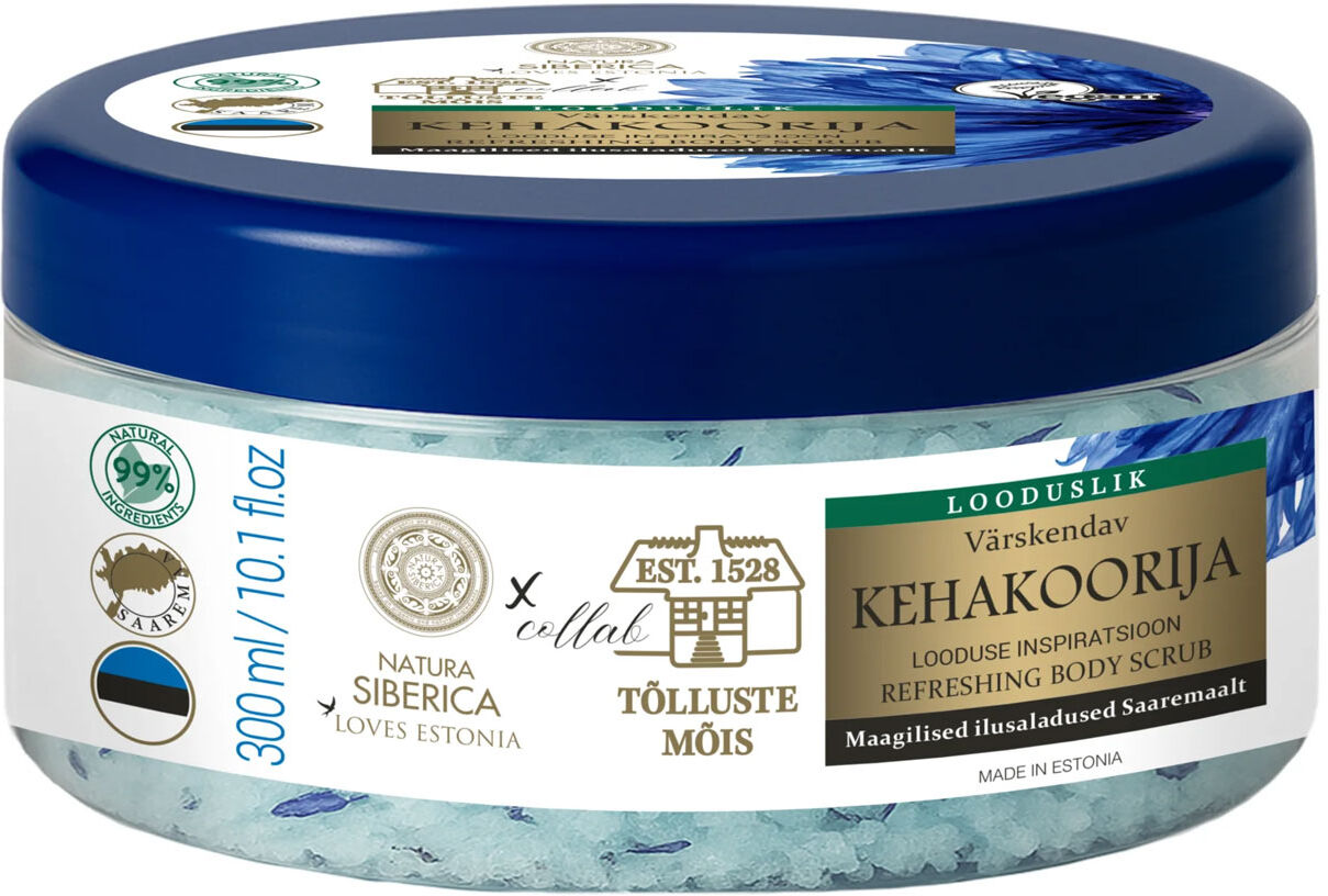 NATURA SIBERICA Loves Estonia Refreshing Body Scrub 300ml