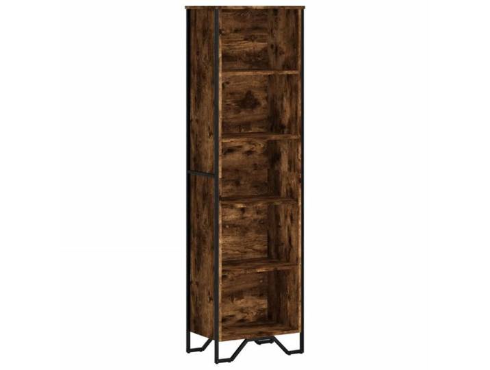 Bibliothèque maison - Bibliothèque chêne fumé 50x31x169 cm bois d'ingénierie - 23.8kg _14307