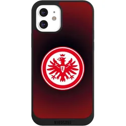 Nivocase Handyhülle für Apple iPhone 12 Hülle NIVOpure Case Schwarz Eintracht Frankfurt Offizielles (Apple iPhone 12), Smartphone Hülle, Schwarz