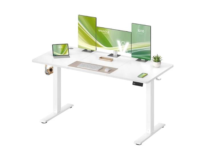 Elektrischer Schreibtisch SONGMICS LIGHTY 60x140x120cm weiss