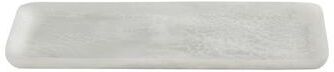 BIDKhome White Resin Rectangle Platter Set of 2